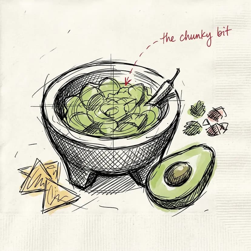 Traditional Molcajete Guacamole