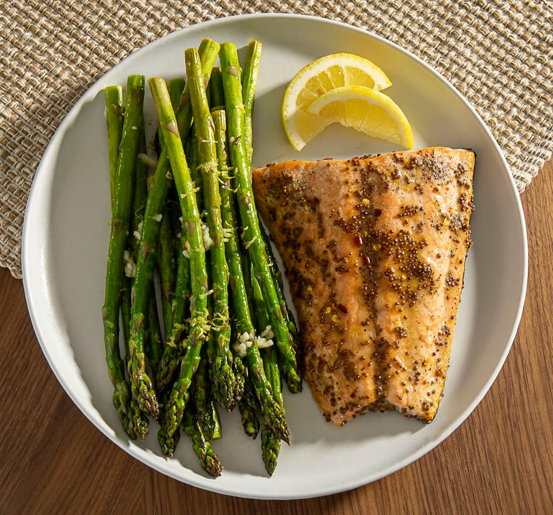 Spicy Maple Mustard Salmon