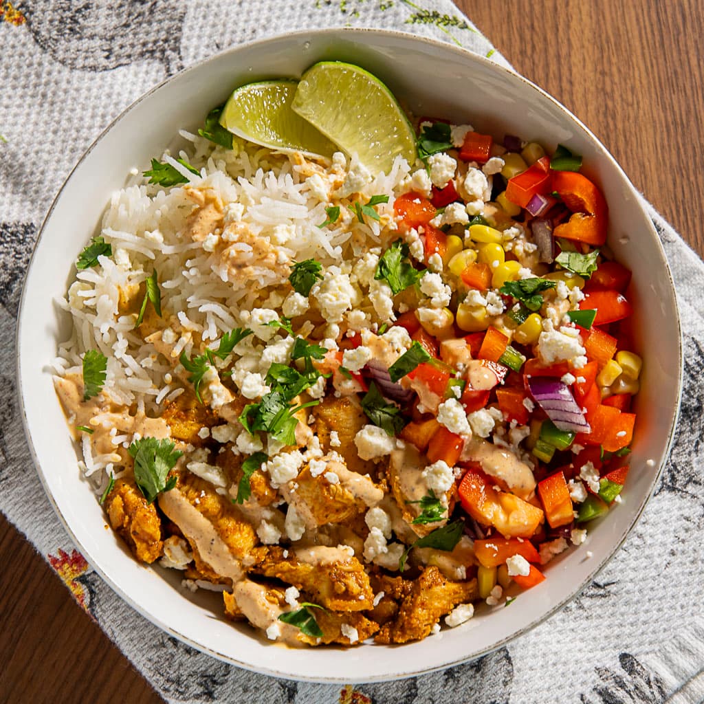 High Protein Burrito Bowl